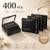 Multi-Pack Natural Plant Fiber Face Oil Blotting Papers with Mirror, Puff & Extra Refill Packs, Oil Absorbing Sheets Prevent Makeup Smudge, Compact Portable Design for Salon, Date Nights & Daily Make