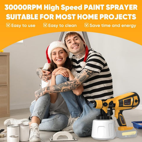 Spray Paint Tool 1000W Electric Spray Gun, Easy to Clean for Furniture Cabinets Fences Walls Doors Garden Chairs